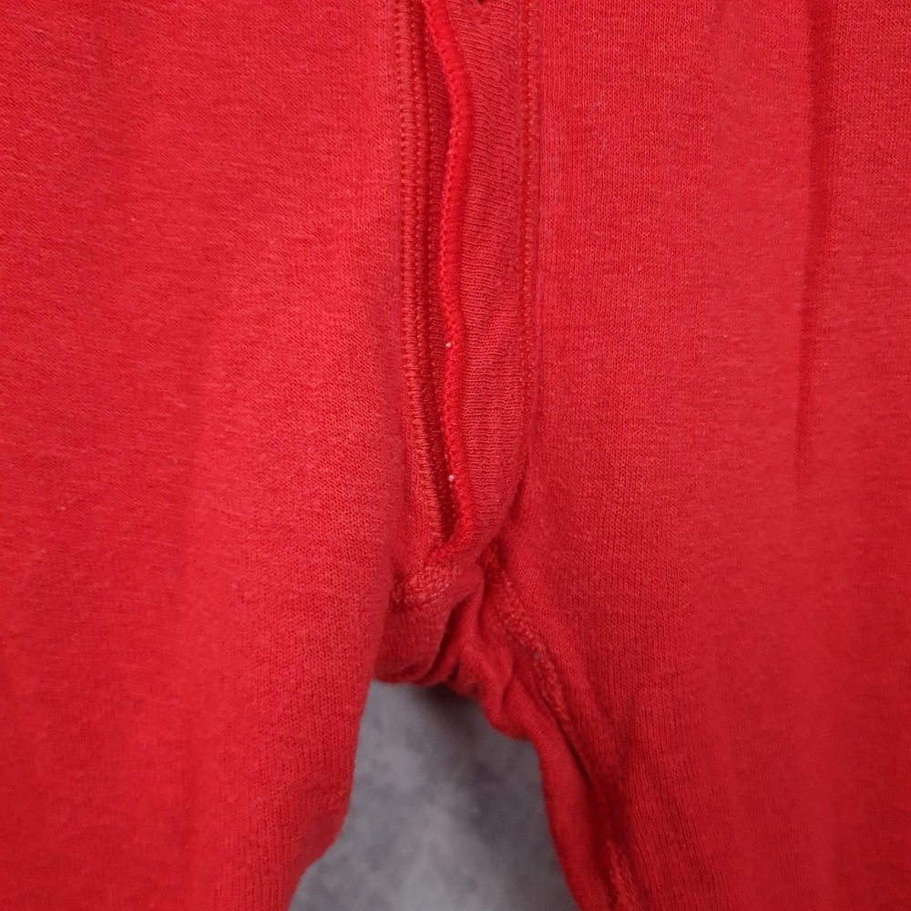 LL Bean Long Johns Mens Large Red Thermal Union Suit Button Front One Piece - Picture 8 of 16